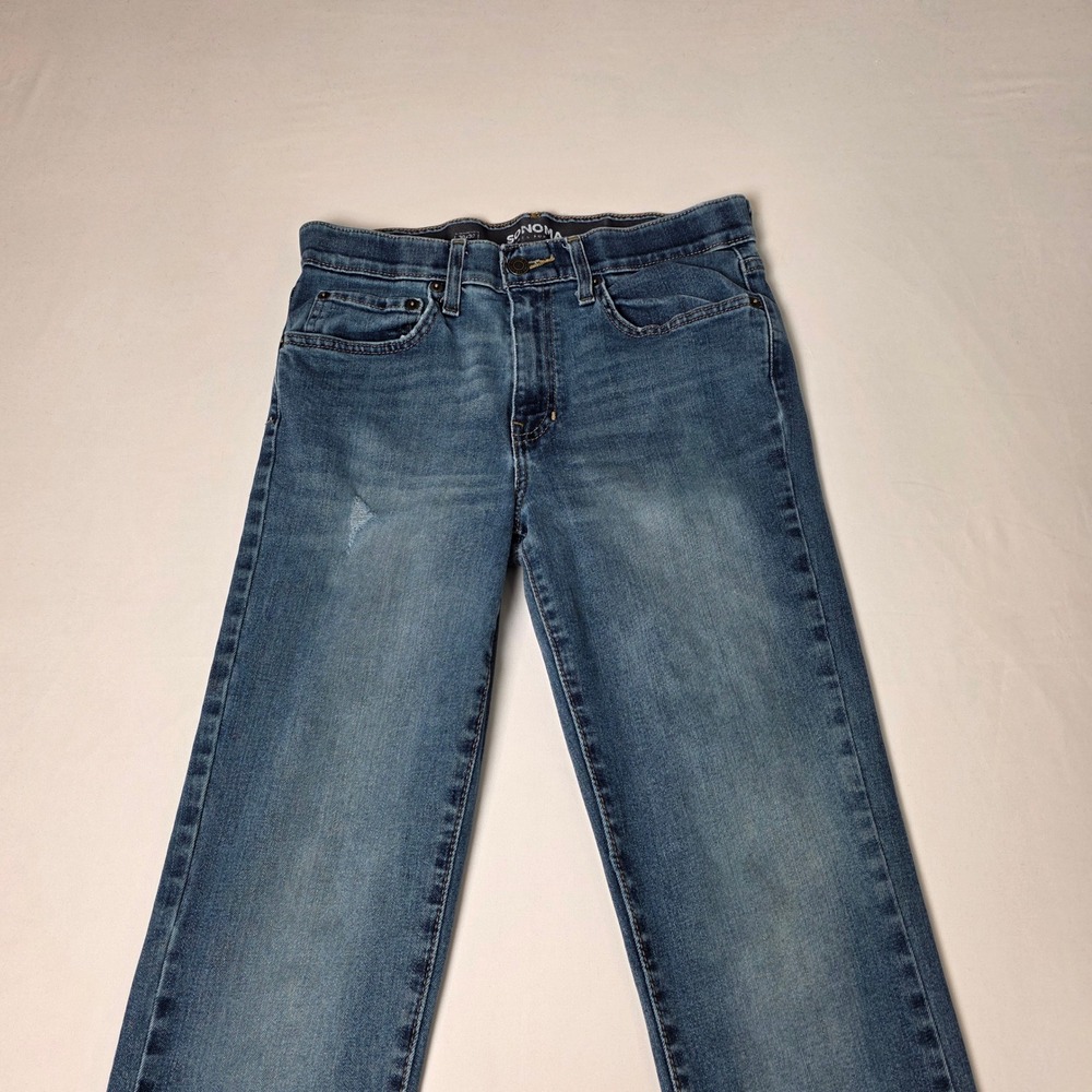 Sonoma Flexwear Jeans Mens 30x30 Medium Wash Blue Straight Leg Stretch Denim‎